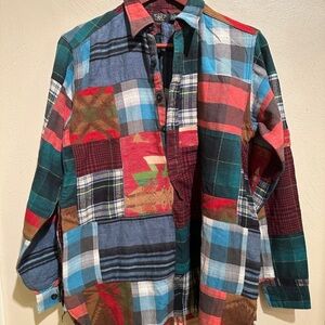 Ralph Lauren Double RL Colorful Patchwork Tunic NWOT